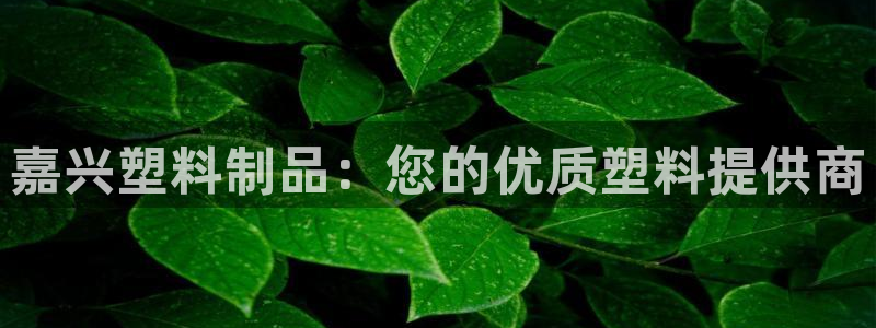 太阳诚集团下载：嘉兴塑料制品：您的优质塑料提供商