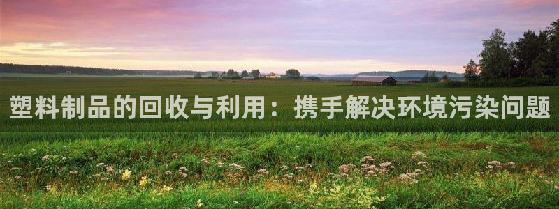 太阳集团城网官方入口：塑料制品的回收与利用：携手解决环境污染