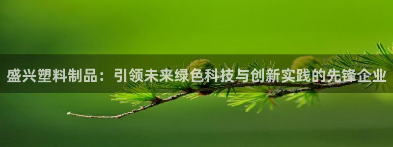 太阳集团网站入口官网首页：盛兴塑料制品：引领未来绿色科技与创