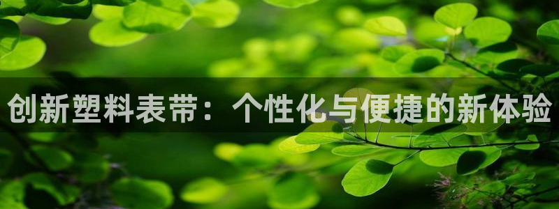 太阳集团城所有网址是多少：创新塑料表带：个性化与便捷的新体验