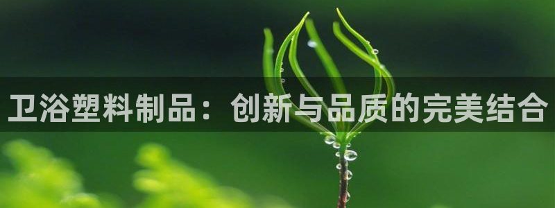 太阳成集团tyc234cc[主页]网址振兴：卫浴塑料制品：创